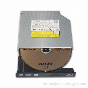 Laptop Blu-ray Writer, 6x BD-R and Reading Speed, Sized 129 x 128 x 12.7mm